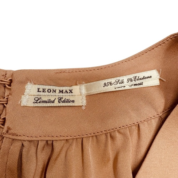 Leon Max Limited Edition Silk Top Blouse Size XS Fairy Dainty Romantic Coquette - Picture 6 of 11